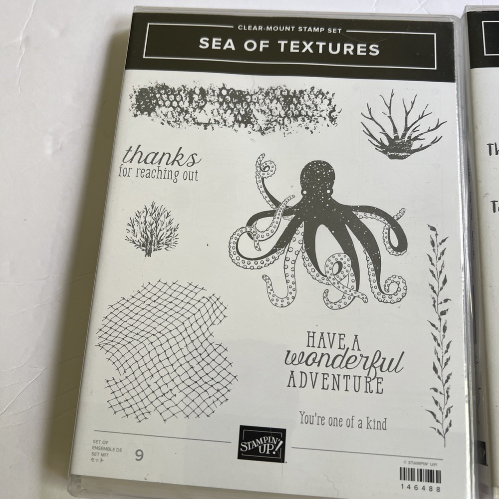 Lot of 8 SETS Stampin Up Unmounted Rubber Stamps  Animals,Thinking of you,Thanks - Picture 8 of 16